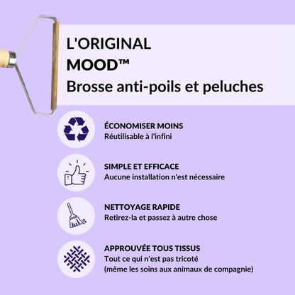 Mood™ Brosse anti-poils et peluches