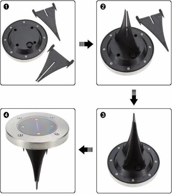 Lampes de jardin solaires LED sans fil Deluxe - Créez l'atmosphère parfaite dans votre jardin !