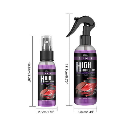 Spray renovateur peinture auto 3 en 1