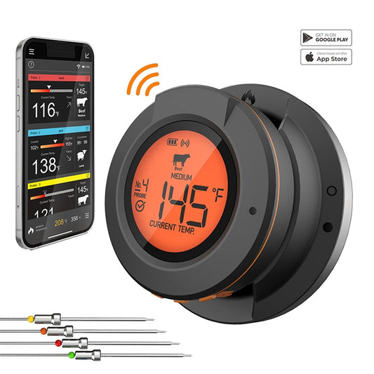 GrillMaster Pro: Wireless Smart Meat Thermometer