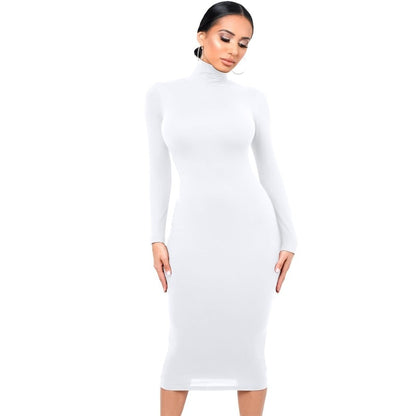 Winter Turtleneck Sexy Women Dress