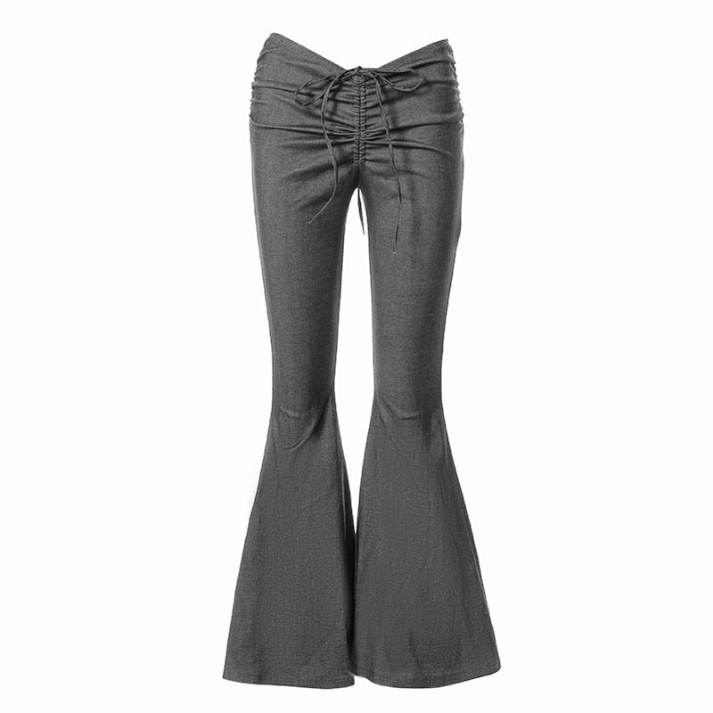 Sexy Low Rise Stretchy Flare Pants