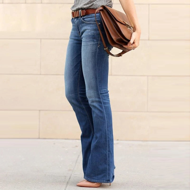 Boyfriend Jeans Girls Elastic Denim