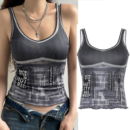 Gothic Aesthetic Vintage Corset Crop Top