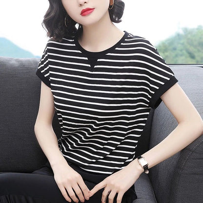 Striped Short-Sleeved T-shirt