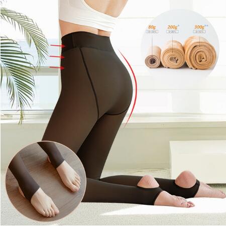 Women Pantyhose Fleece Lined Leggings