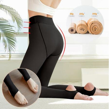 Women Pantyhose Fleece Lined Leggings