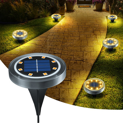 SolarBrite Disk Lights - Solar Lights for Your Garden