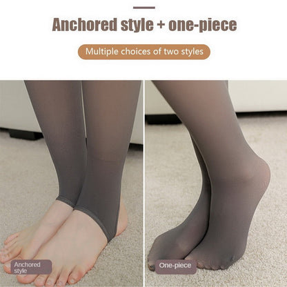 Women Pantyhose Fleece Lined Leggings