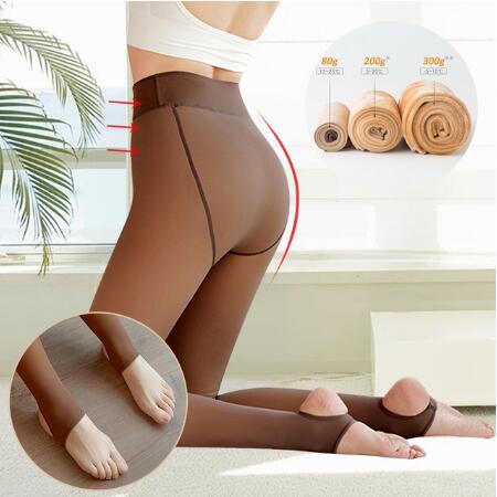 Women Pantyhose Fleece Lined Leggings