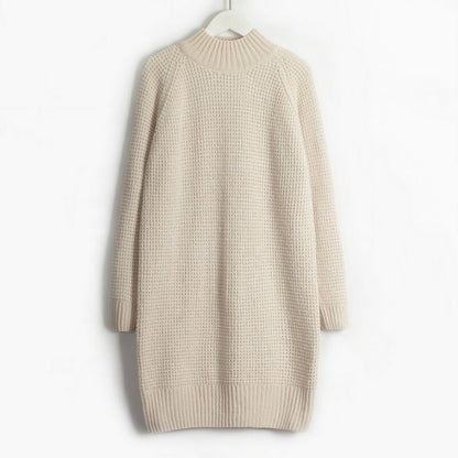 Elegant Knit Sweater Dress