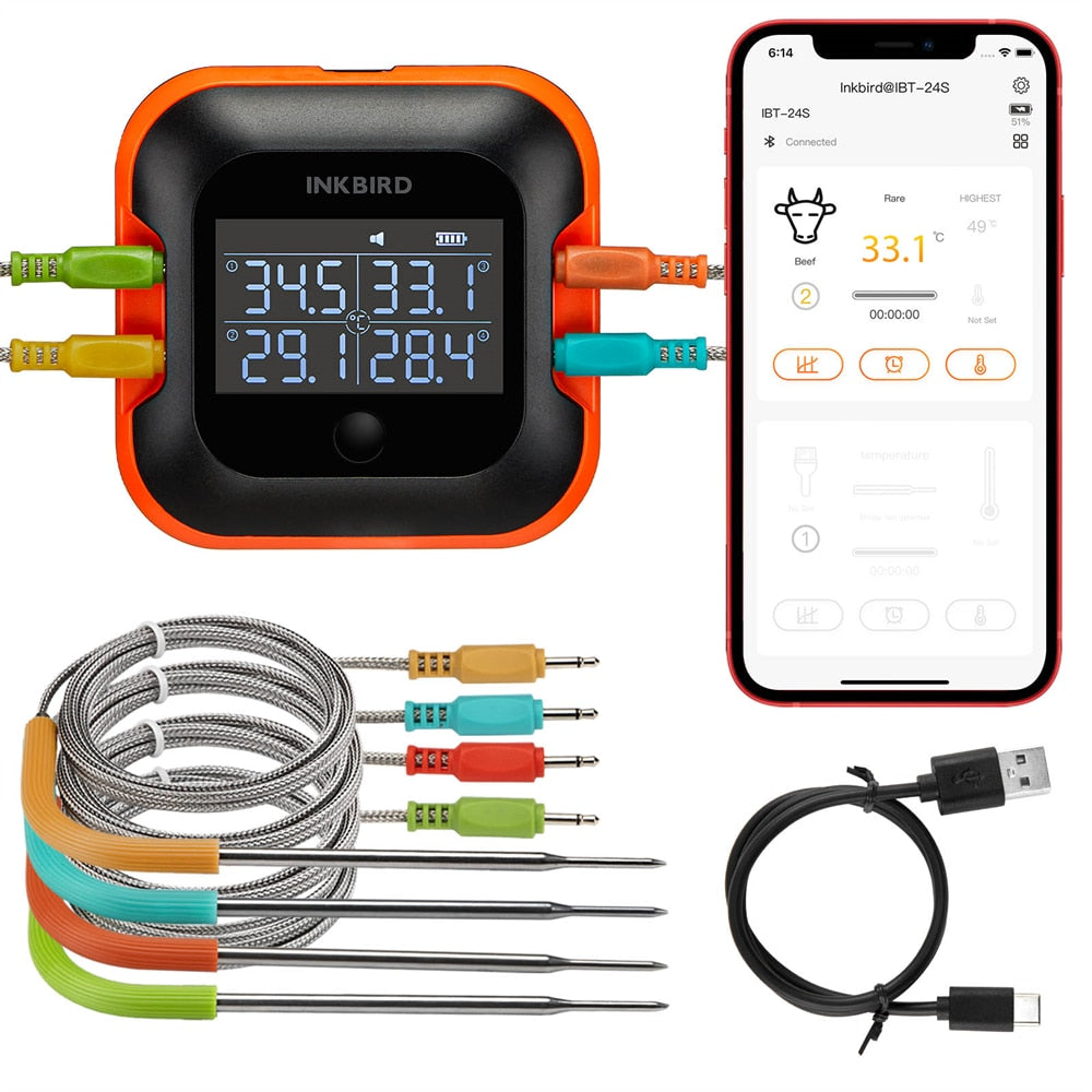 Grill Pro IBT-24S Ultimate Smart Meat Thermometer