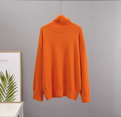 Chic Turtle Neck Autumn Winter Sweater