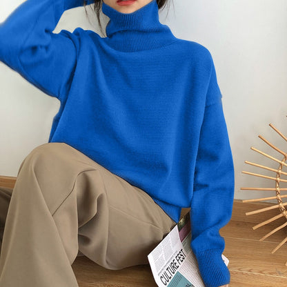 Cashmere Elegant Turtle Neck Women Sweater