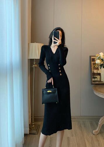 Winter Elegant Knitted Dress