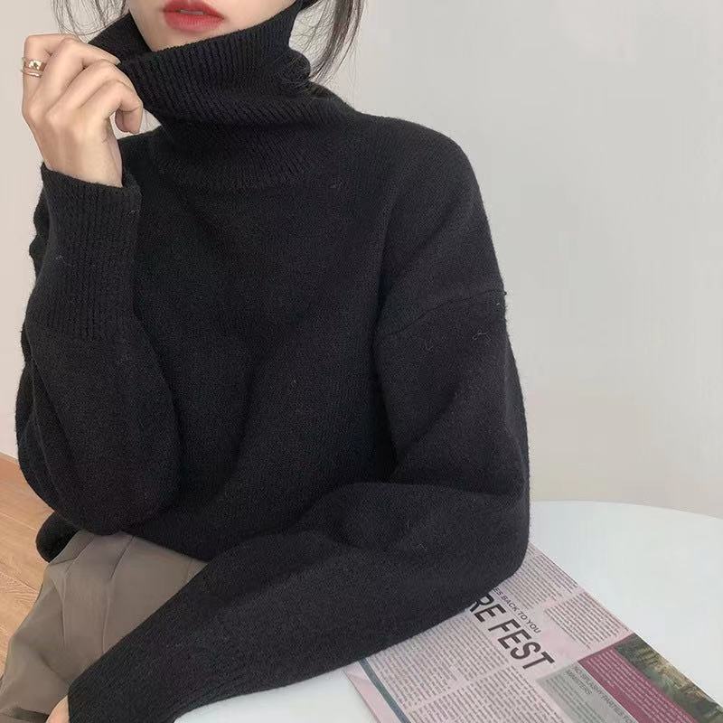 Cashmere Elegant Turtle Neck Women Sweater