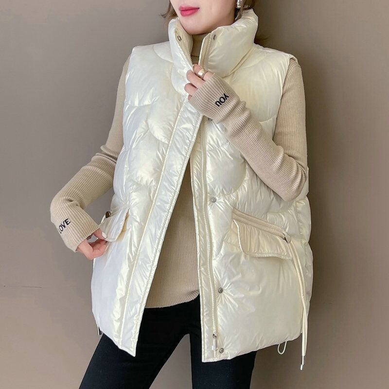 Bright Cotton Sleeveless Jacket