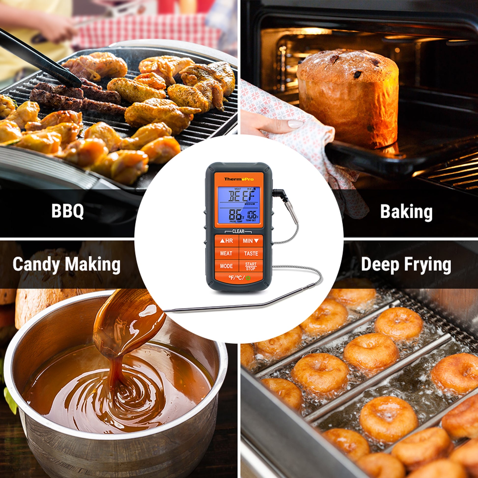 ThermPro Digital Probe Meat Thermometer – Wear-Mood-Store