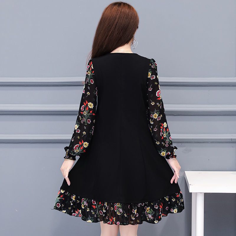 Elegant Embroidery O-Neck Dress