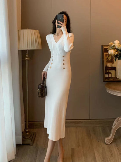 Winter Elegant Knitted Dress