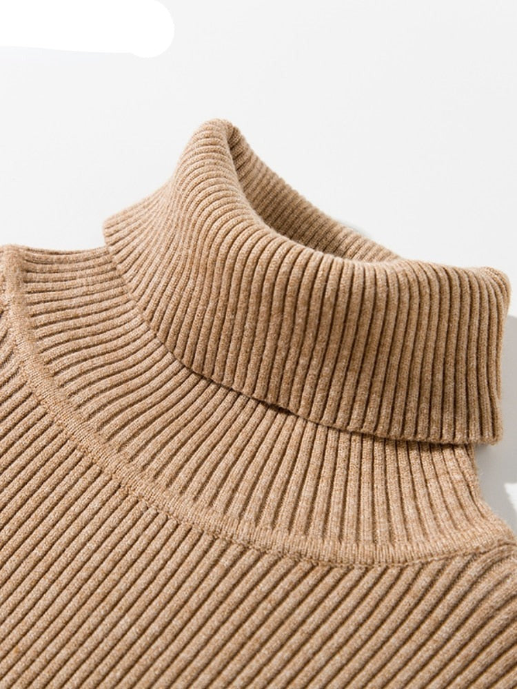 Basic Turtleneck Women Sweaters