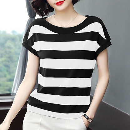 Striped Short-Sleeved T-shirt