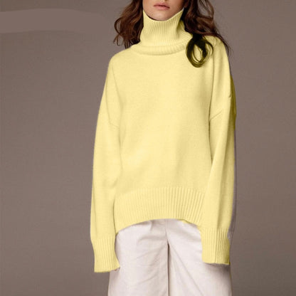 Chic Turtle Neck Autumn Winter Sweater