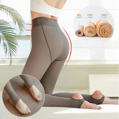 Women Pantyhose Fleece Lined Leggings