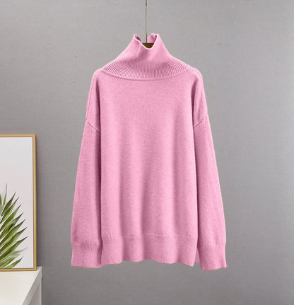 Chic Turtle Neck Autumn Winter Sweater