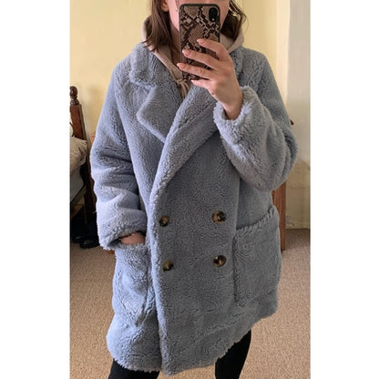 Elegant Loose Large Fur Coat