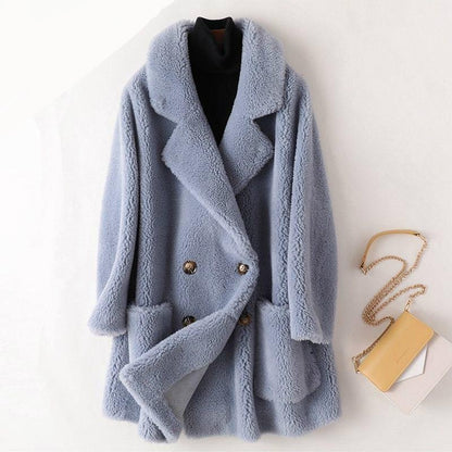 Elegant Loose Large Fur Coat