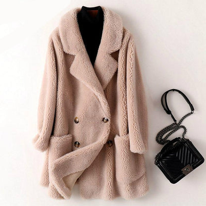 Elegant Loose Large Fur Coat