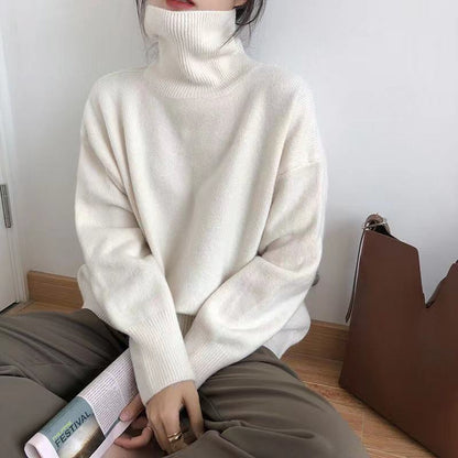 Cashmere Elegant Turtle Neck Women Sweater