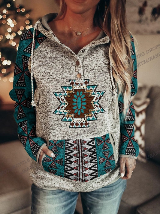 Vintage Long Sleeve Hoodie