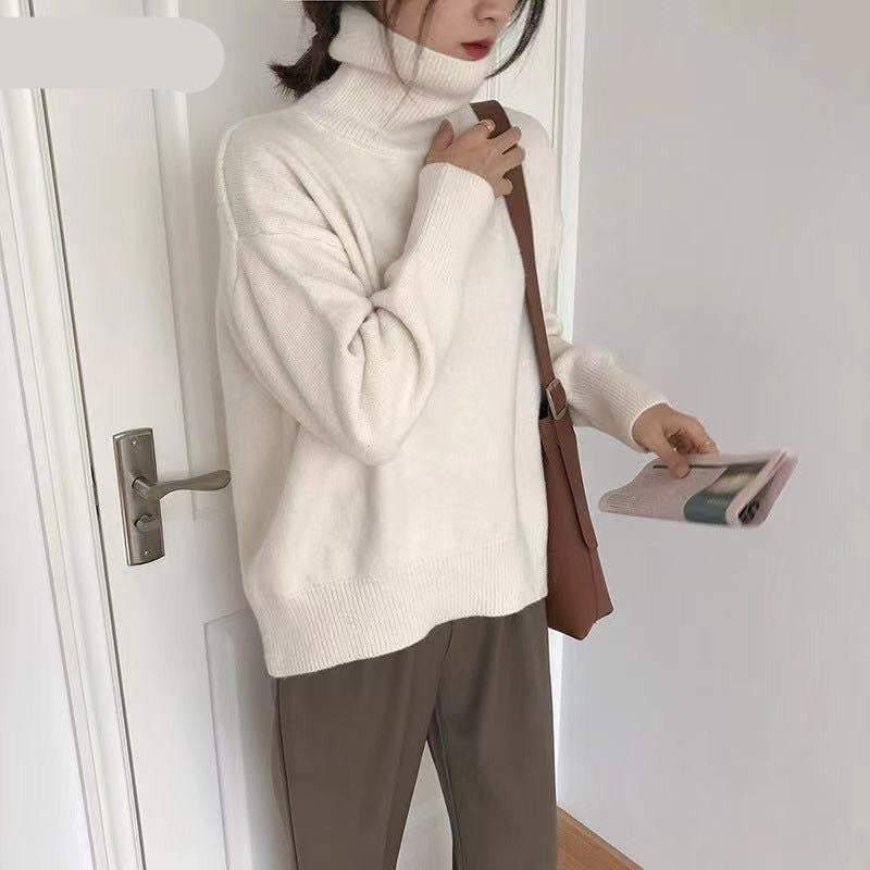 Cashmere Elegant Turtle Neck Women Sweater