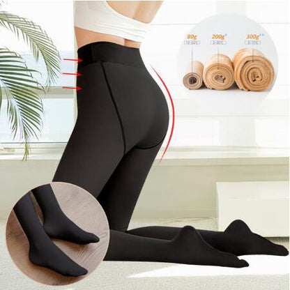 Women Pantyhose Fleece Lined Leggings