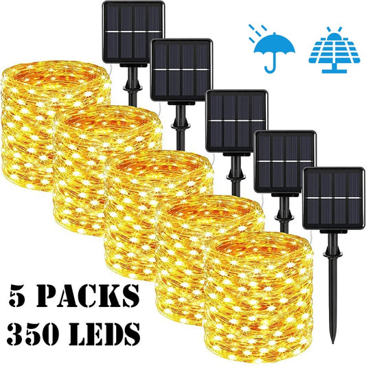 SolarFairy Twinkling String Solar Lights