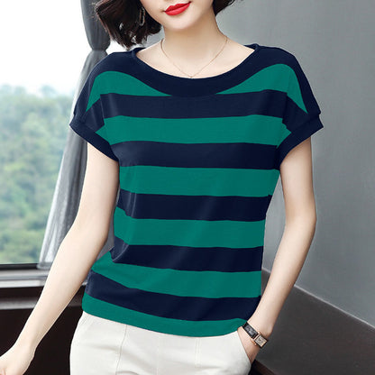 Striped Short-Sleeved T-shirt