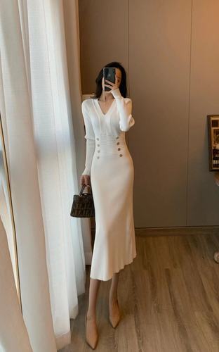 Winter Elegant Knitted Dress