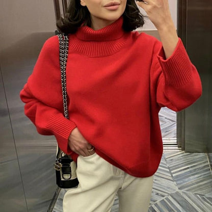 Cashmere Elegant Turtle Neck Women Sweater